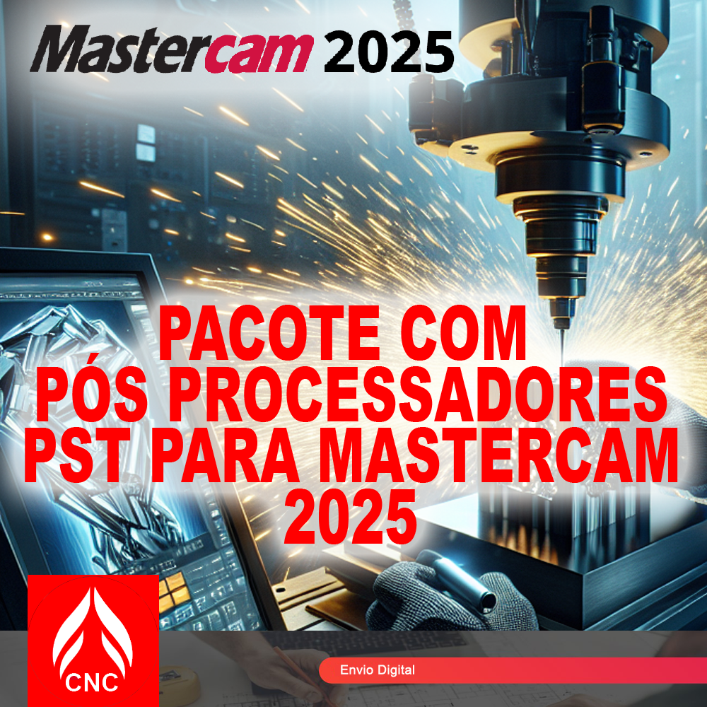 PACOTE POS PROCESSADORES MASTERCAM - POST PROCESSOR