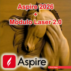Vectric Aspire Pro 2026 + Módulo Laser 2.0